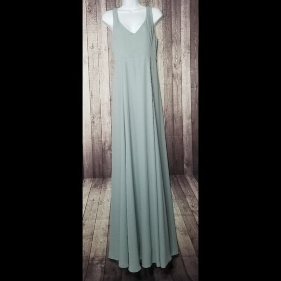 Show Me Your Mumu Jenn Chiffon A-line Maxi Gown - Picture 4 of 9